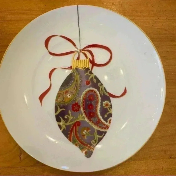 222 Fifth set of 4 “Paisley Ornaments” plates - Picture 3 of 9